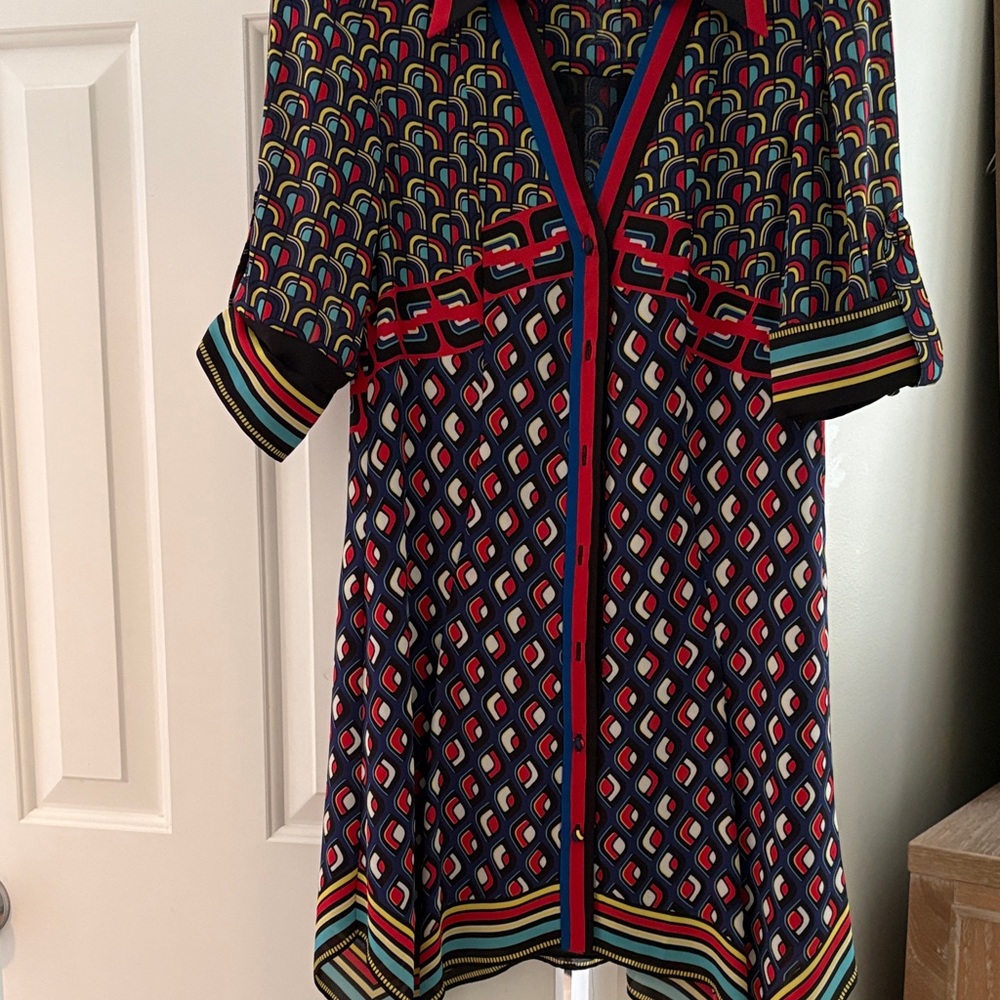 Alice + Olivia Multicolor Geometric Dress